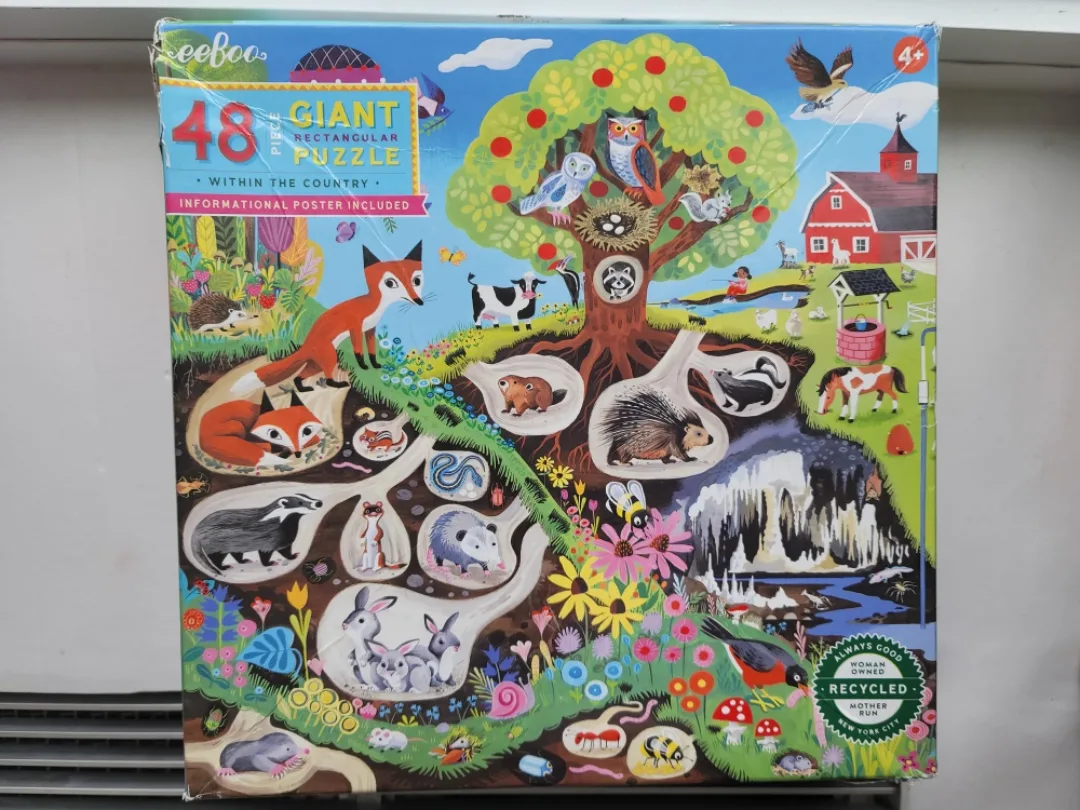 Eeboo 48 Piece Giant Rectangular Puzzle thumbnail