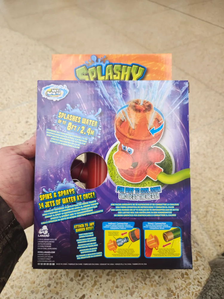 Splashy Fire Hydrant Sprinkler - New in Box! image indicator(2)