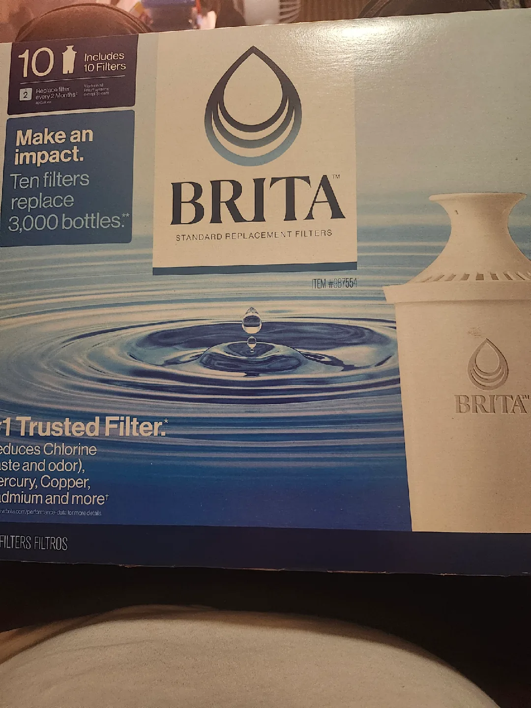 Brita Standard Replacement Filters - 10 Pack thumbnail