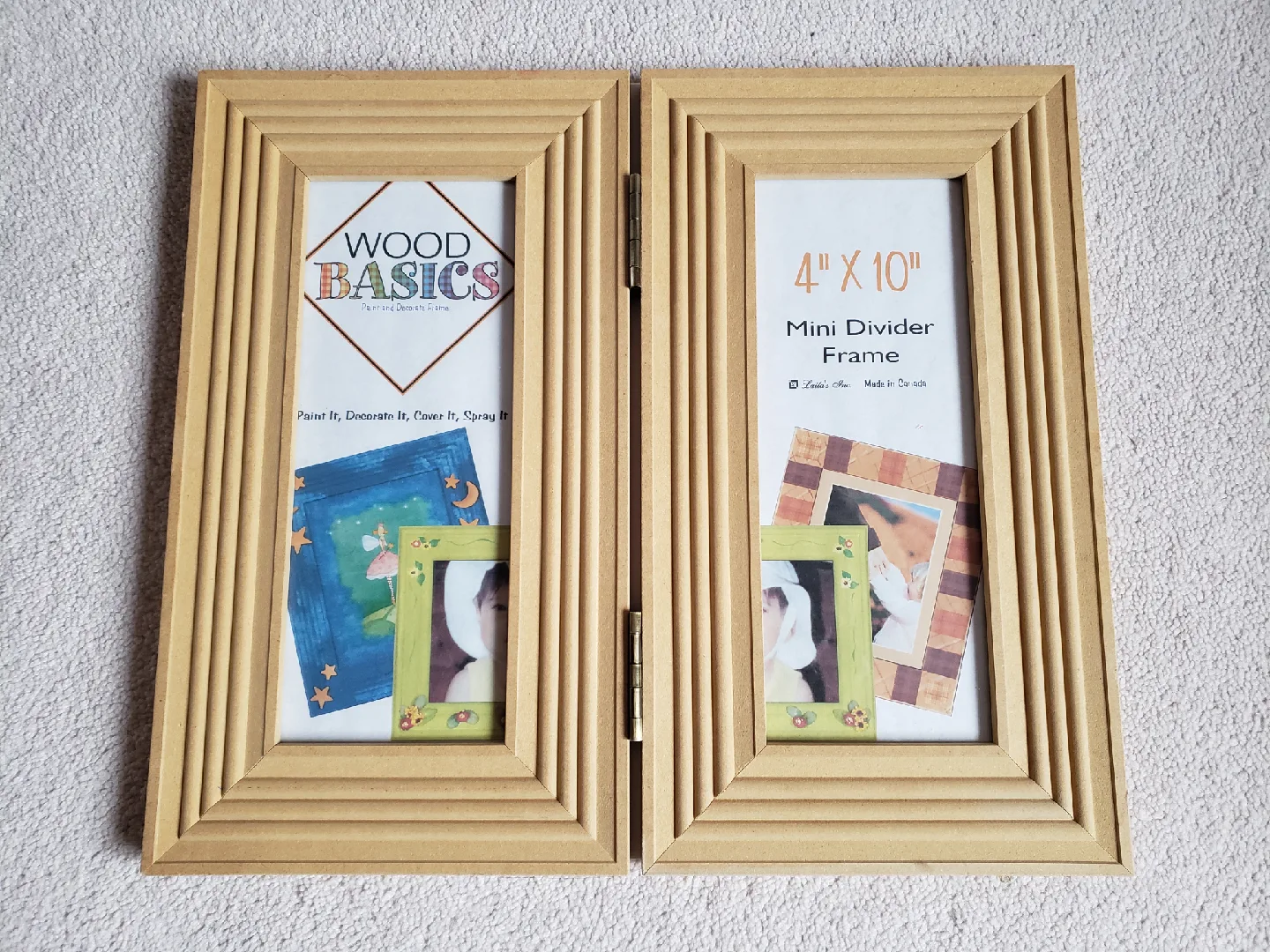 🆕 4"x10" Mini Divider Wood Frame thumbnail