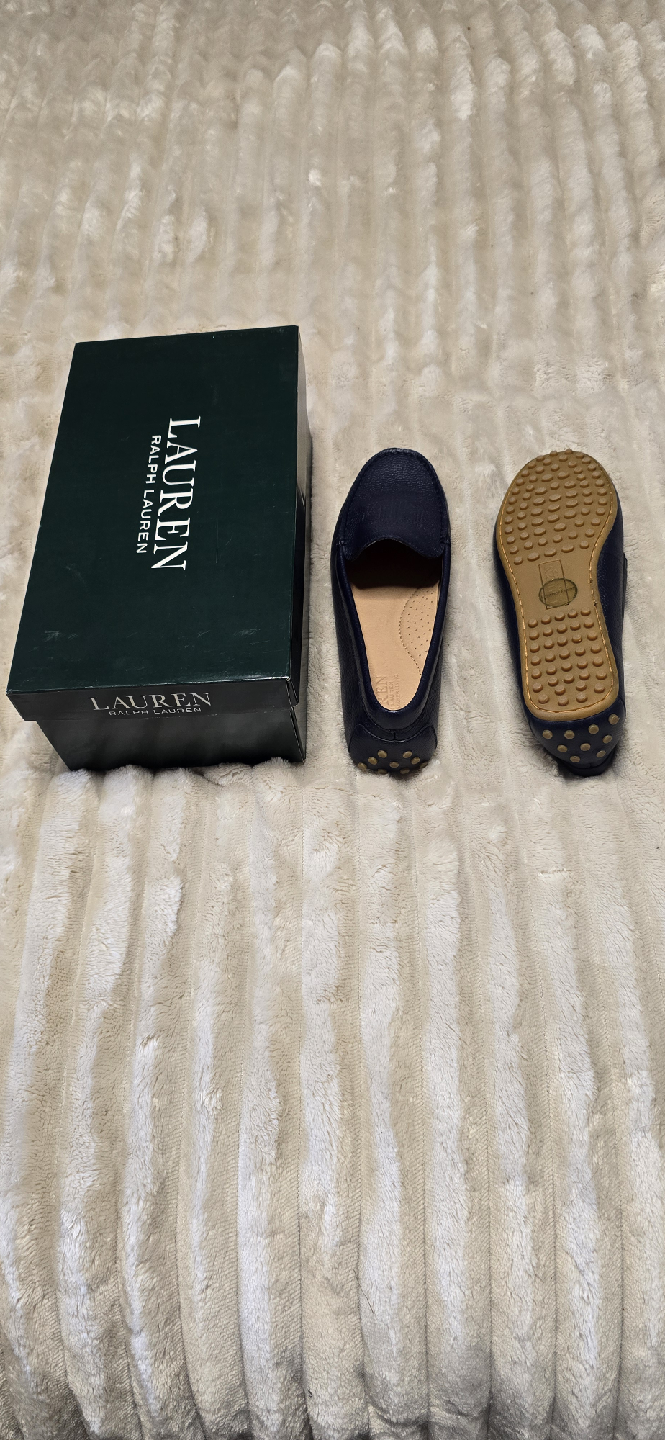 Lauren Ralph Lauren Blue Leather Loafers - photo 3