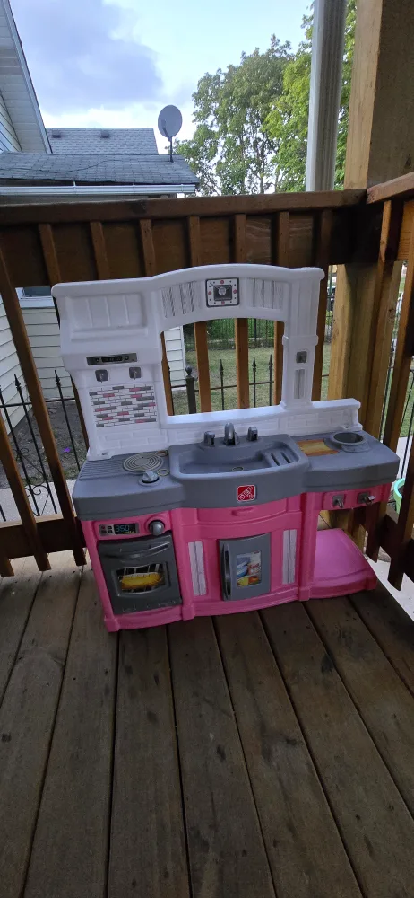 Step2 Kitchen Playset - Pink & Gray thumbnail