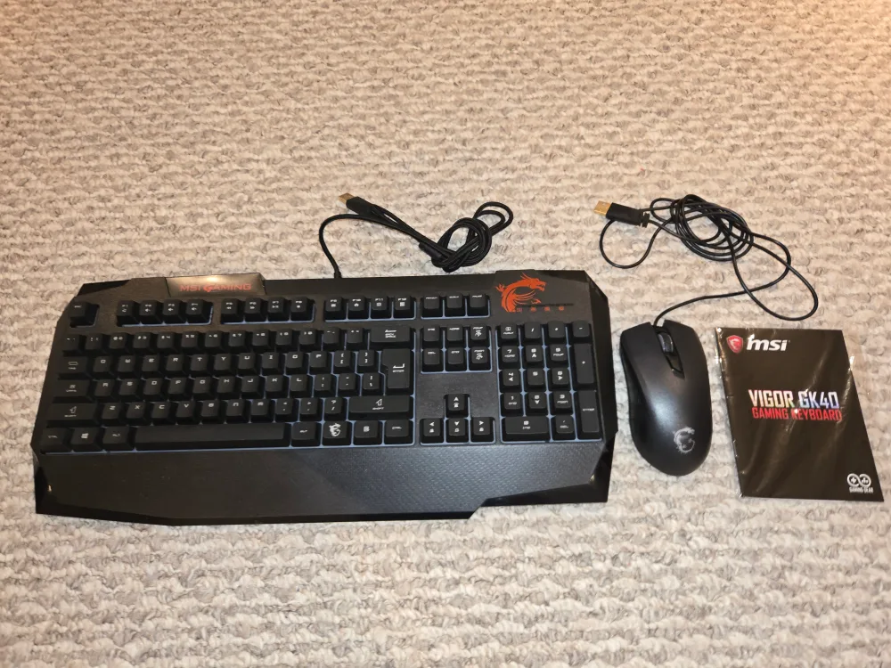 MSI Vigor GK40 Gaming Keyboard & Mouse thumbnail