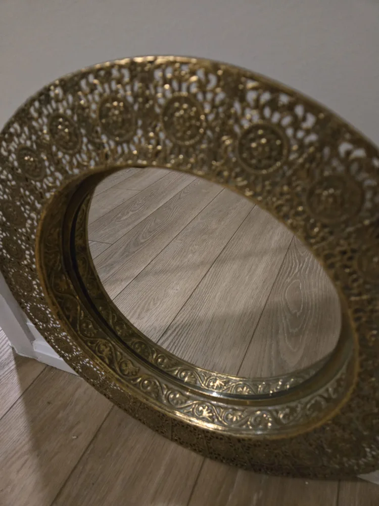 Gold Decorative Tray with Rope Detail image indicator(4)