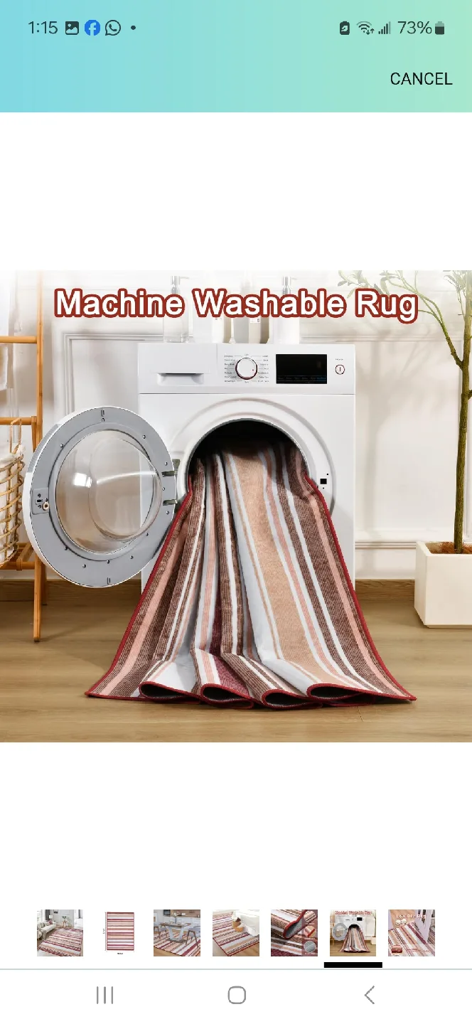 Striped Area Rug - 5x7 image indicator(6)