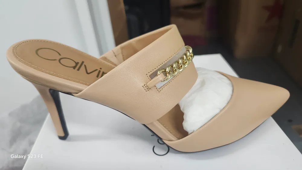 Calvin Klein Beige Heels image indicator(2)