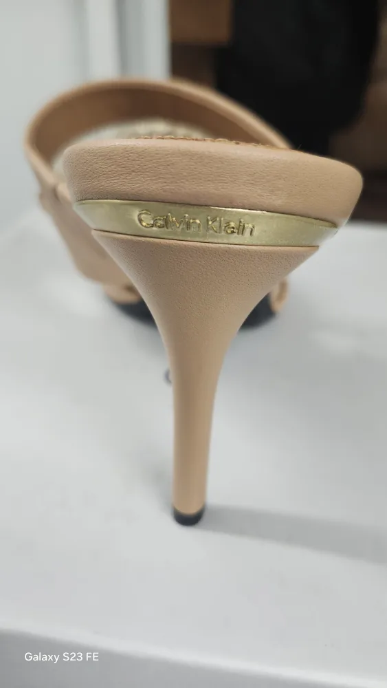 Calvin Klein Beige Heels image indicator(3)