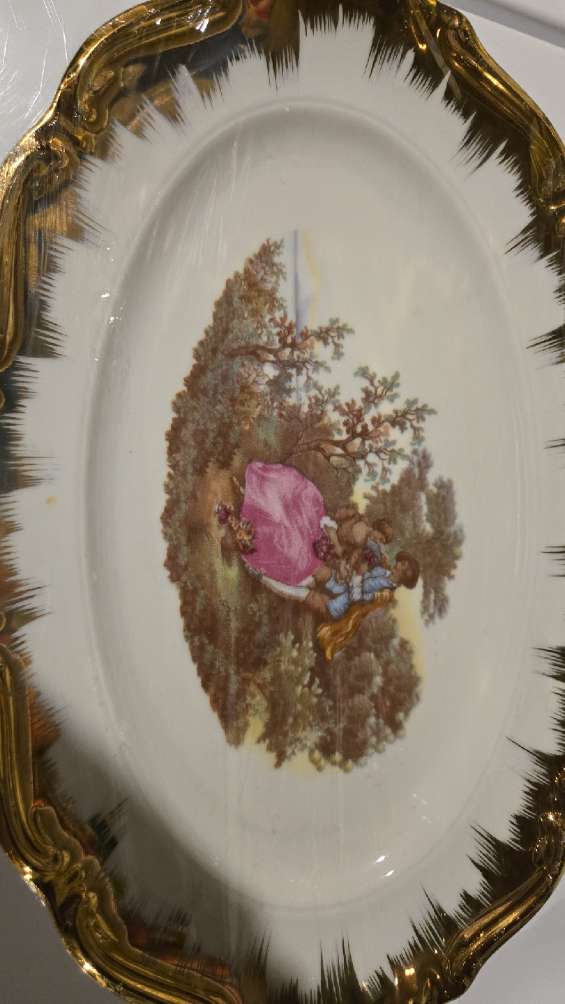 Vizavi Porcelain 24K Gold Decorative Plate - photo 2