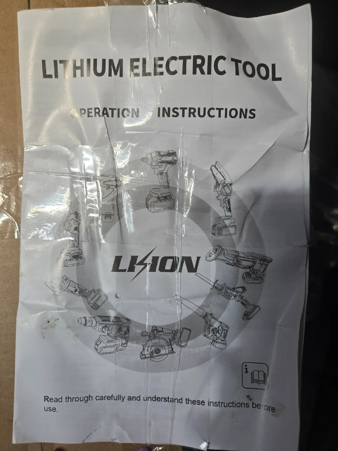 CUTOOK Cordless Angle Grinder Kit image indicator(2)