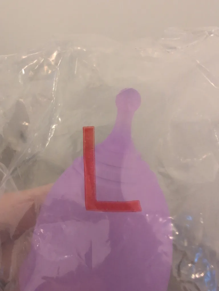 New Large Menstrual Cup - Purple image indicator(4)