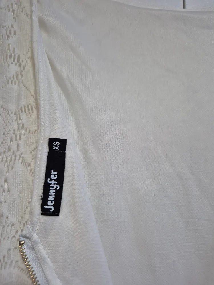 Jennyfer Ecru Lace Dress - Size XS image indicator(3)