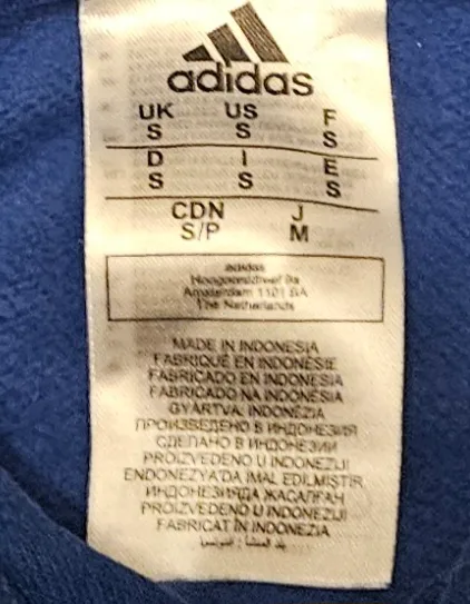 Adidas Blue Hoodie - Size S image indicator(2)