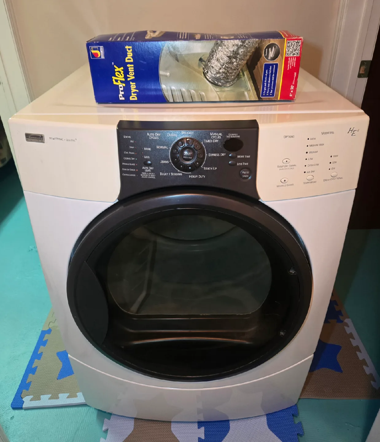 KENMORE/HEAVY-DUTY/ELECTRIC DRYER/CLEAN/GREAT DEAL image indicator(7)