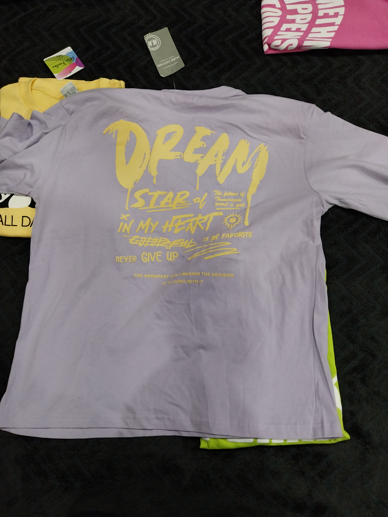 Assorted Graphic T-Shirts - Panda, Puma, Dream, Hope - photo 4