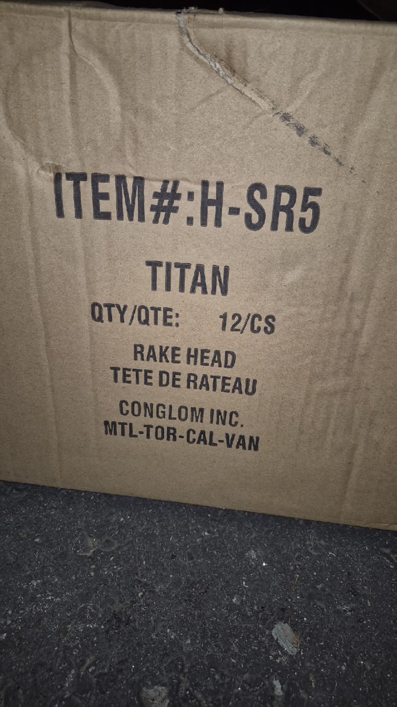 Titan Rake Head - New in Box! - photo 3
