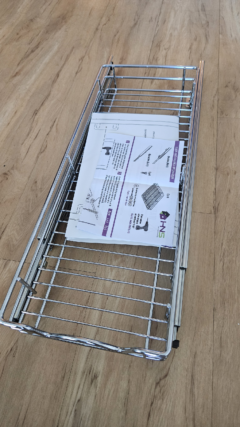 8"x21" Pull Out Cabinet Organizer