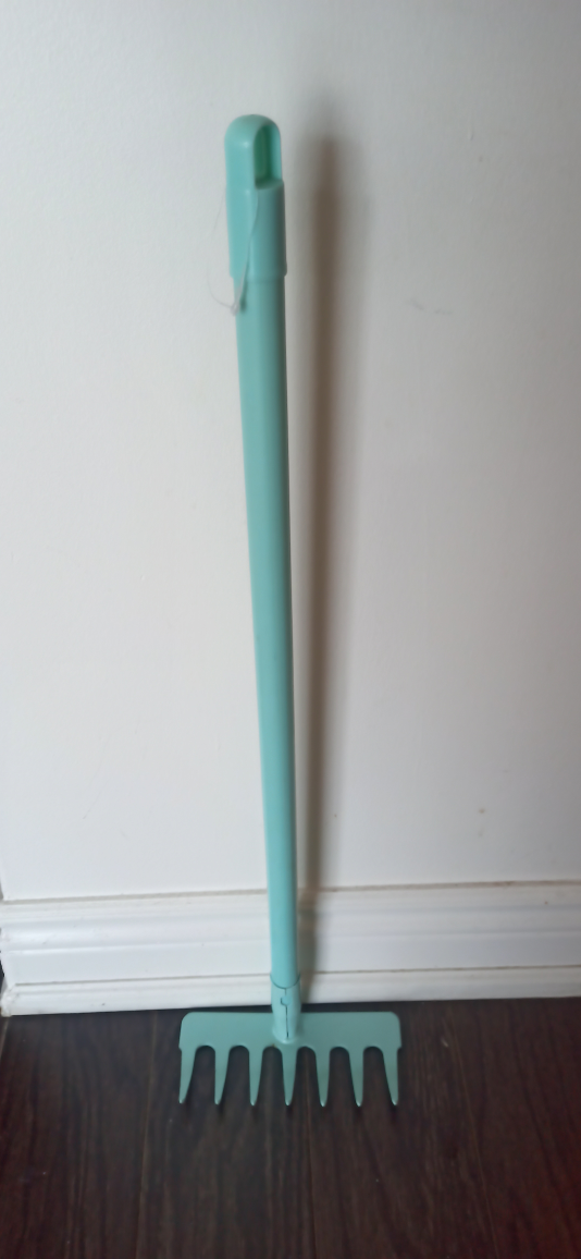 Kids' Garden metal Rake - Light Blue - 28 inches