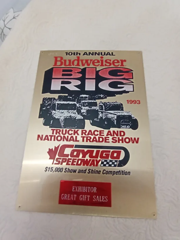 Collectable Cayuga Speedway Tin thumbnail