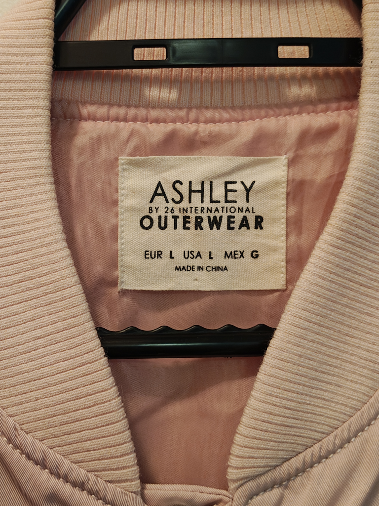 Pink Bomber Jacket - Size L - photo 2