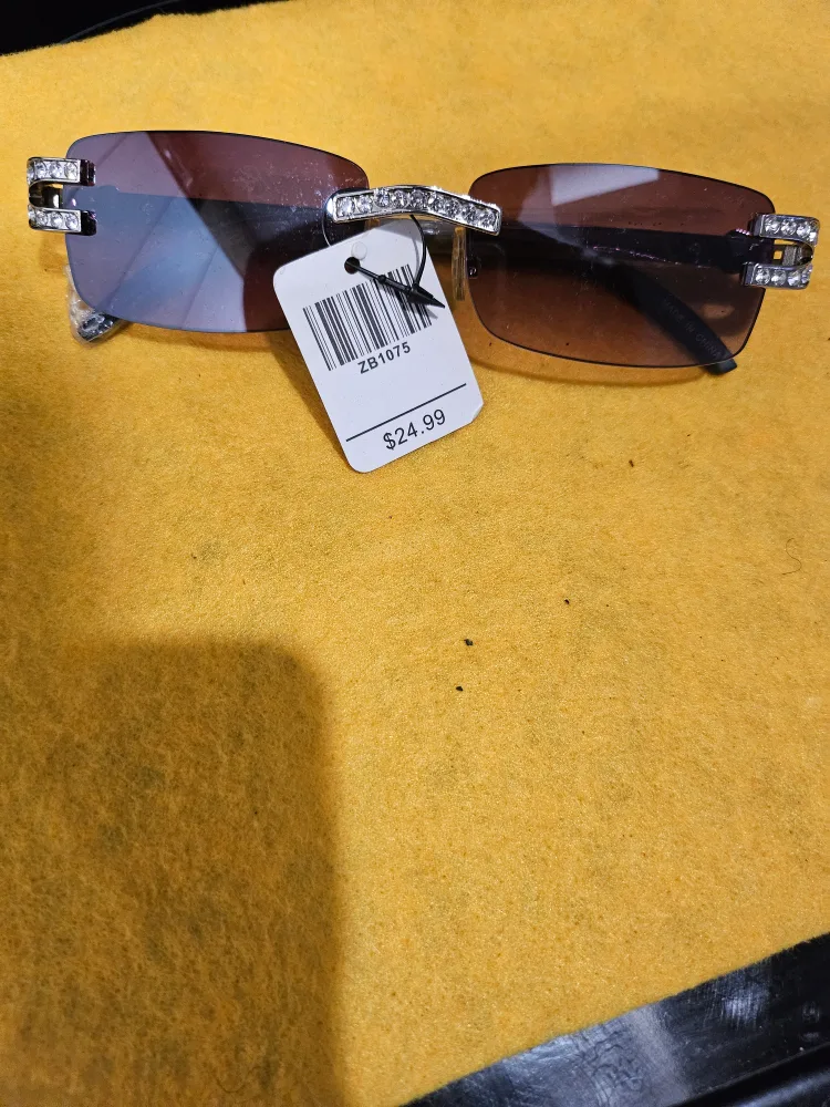 Rhinestone Accent Sunglasses - New with Tag!