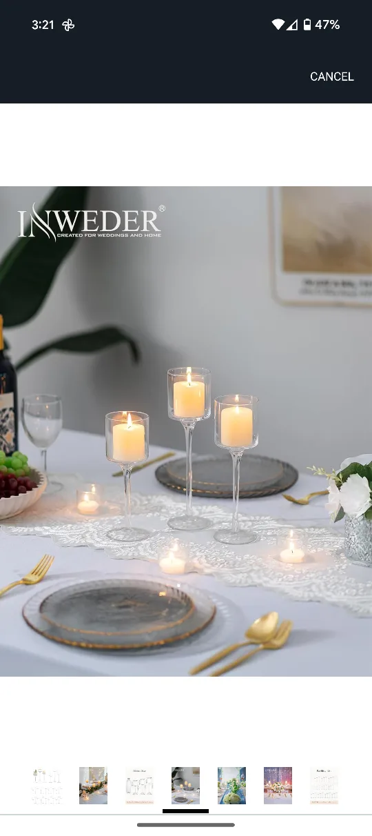 INWEDER Candle Holders, Set of 30 thumbnail