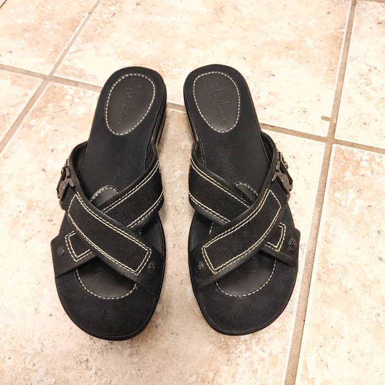 Women's  Sandals, Black, Size 8 thumbnail