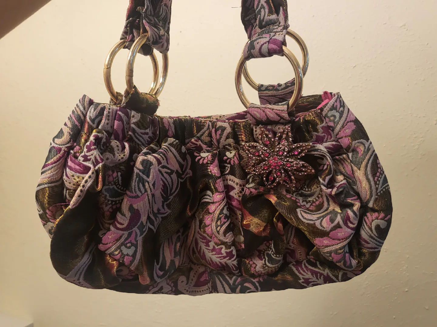 Vintage Aldo Floral Print Handbag image indicator(2)