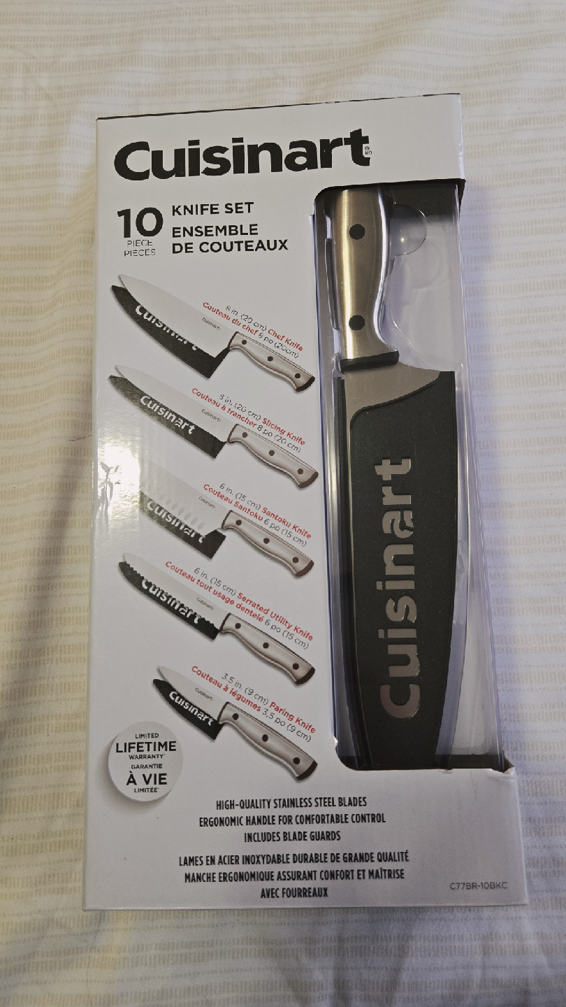 Cuisinart 10-Piece Knife Set (includes blade guard)- NEW - photo 2