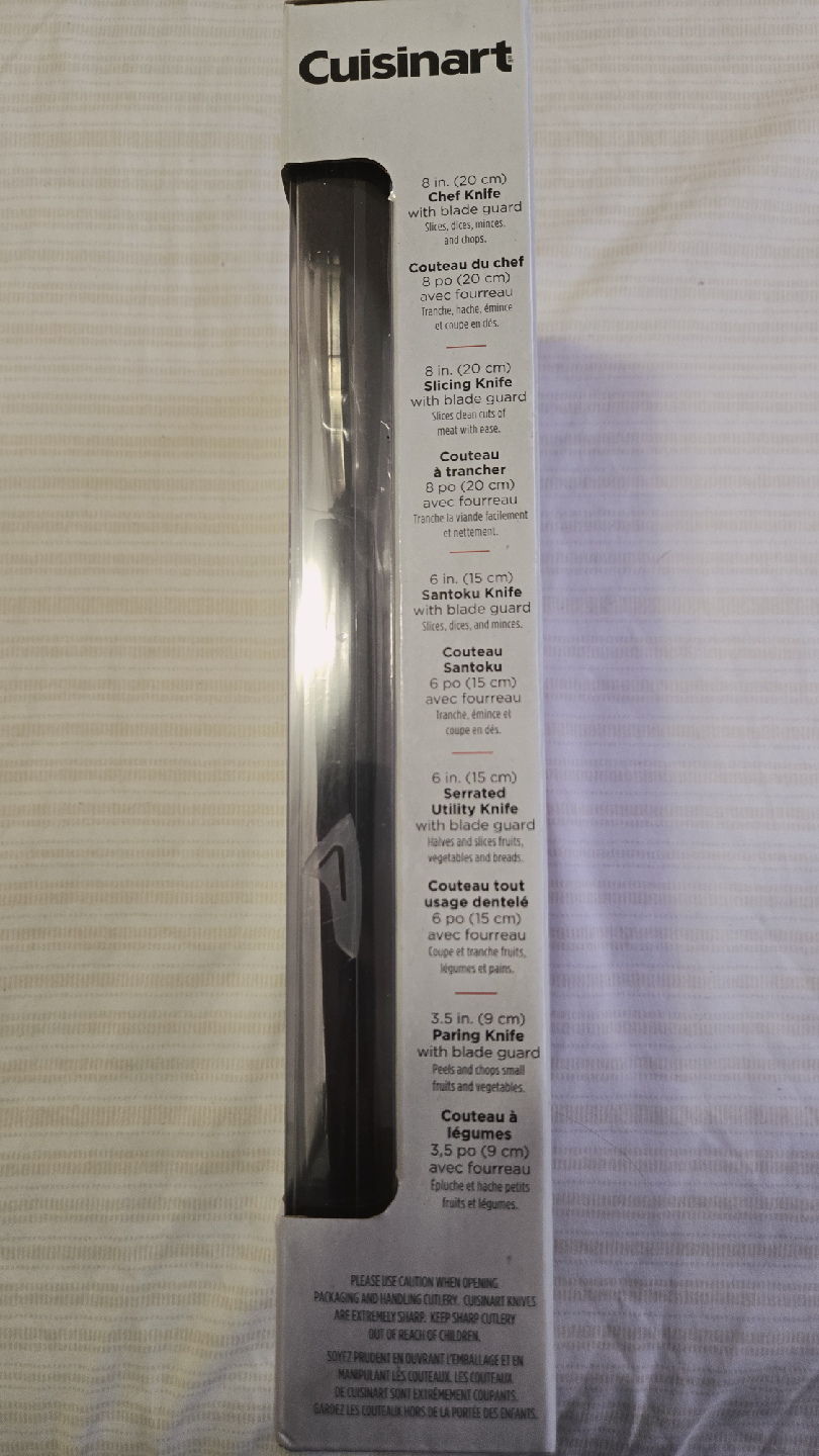 Cuisinart 10-Piece Knife Set (includes blade guard)- NEW - photo 3