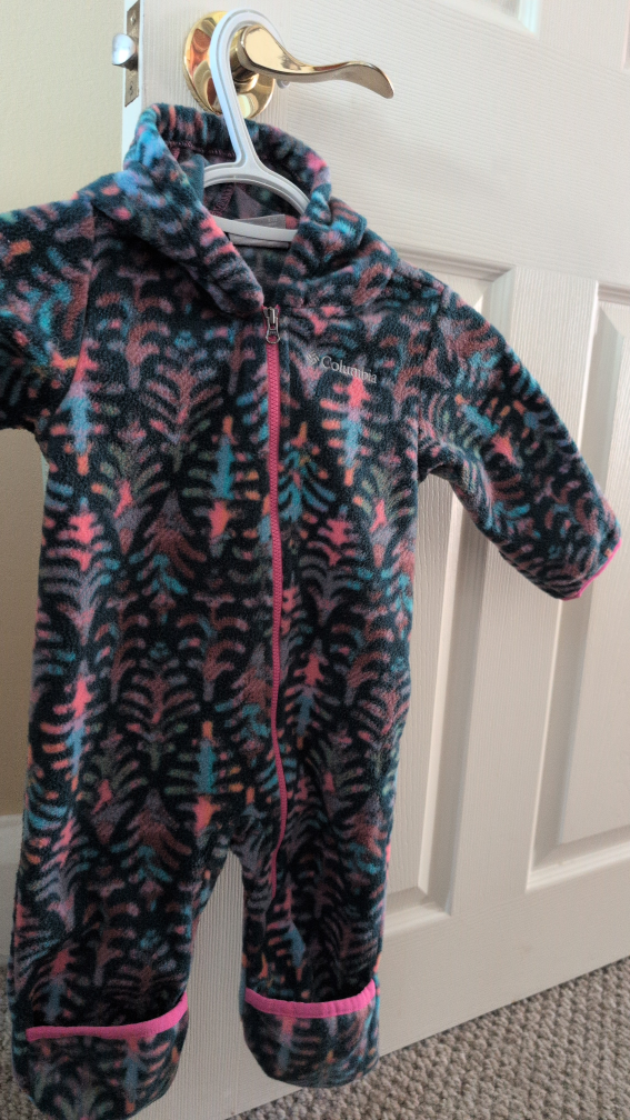Columbia Fleece Bunting Size 6-12 Months