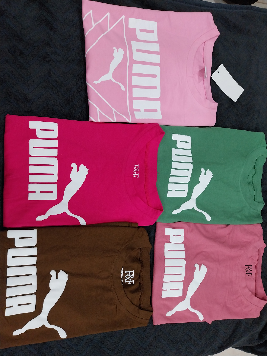 Puma T-Shirts - Assorted Colours & Brands