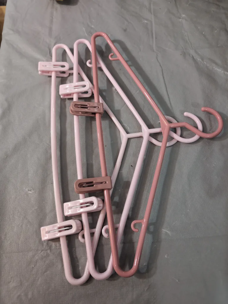 Clothes Hangers - Pink & Brown thumbnail