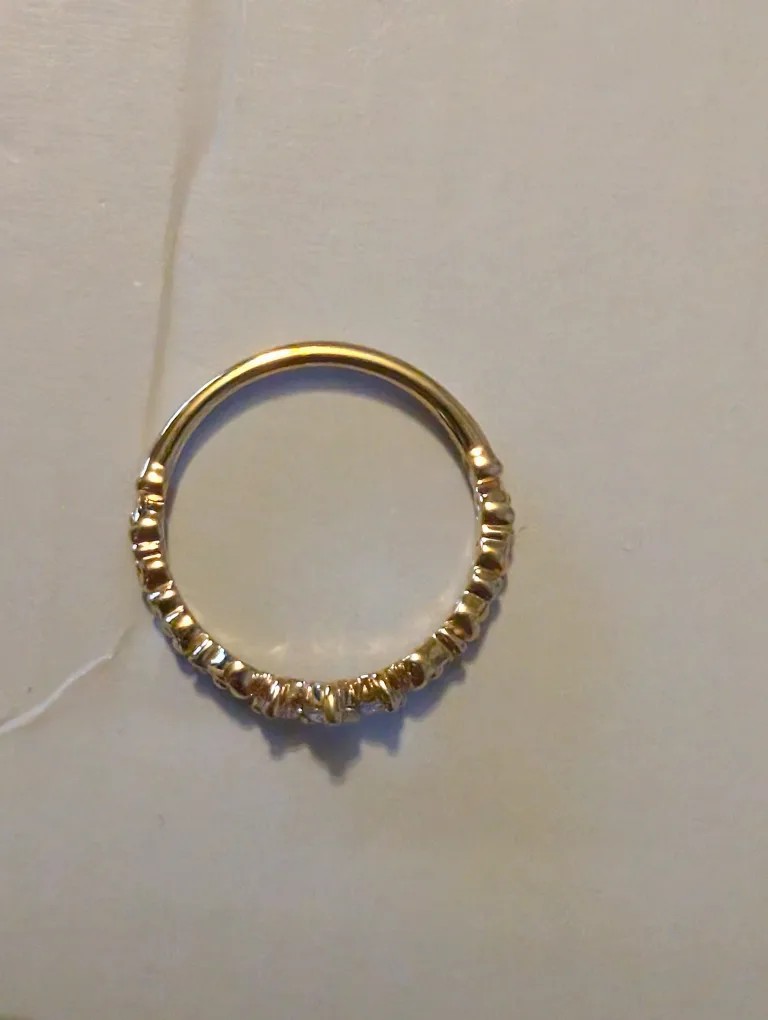 Pandora 14 k Gold plated  Regal Swirl Tiara ring thumbnail