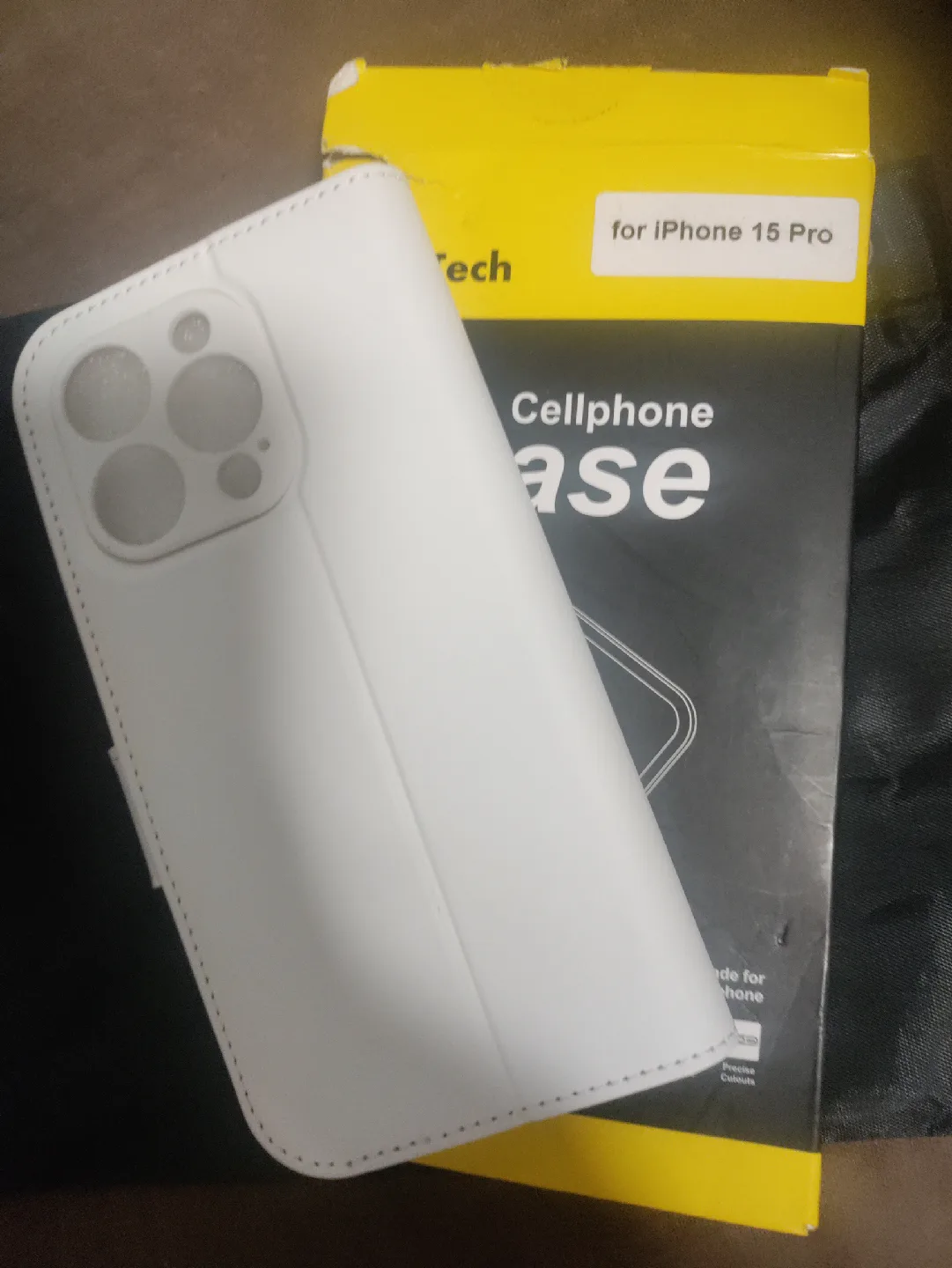 JETech White Cellphone Case for iPhone 15 Pro image indicator(2)