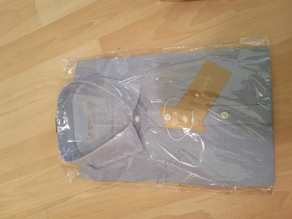 New Graff Shirt Size 41. Fine yarn count.