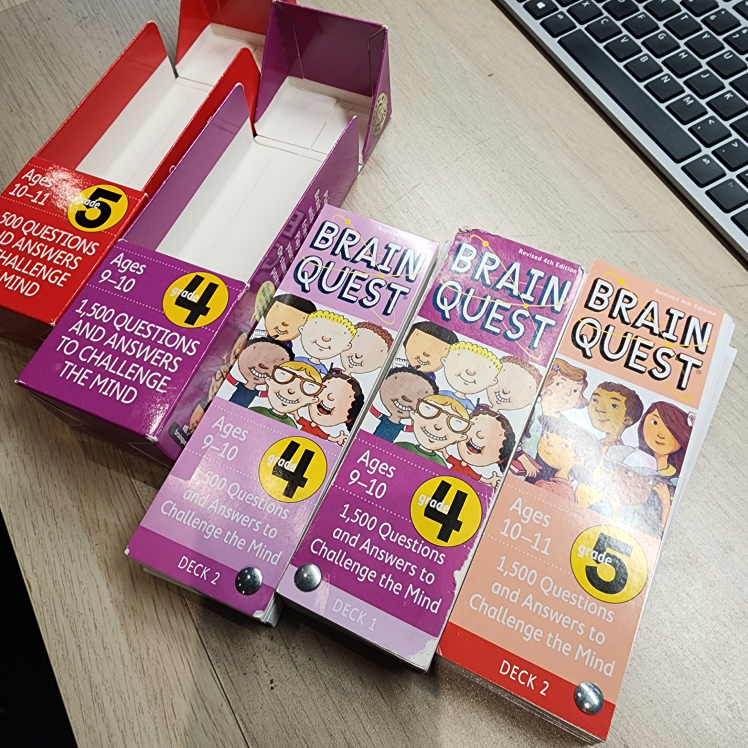 Brain Quest Grade 4 & 5 Card Decks