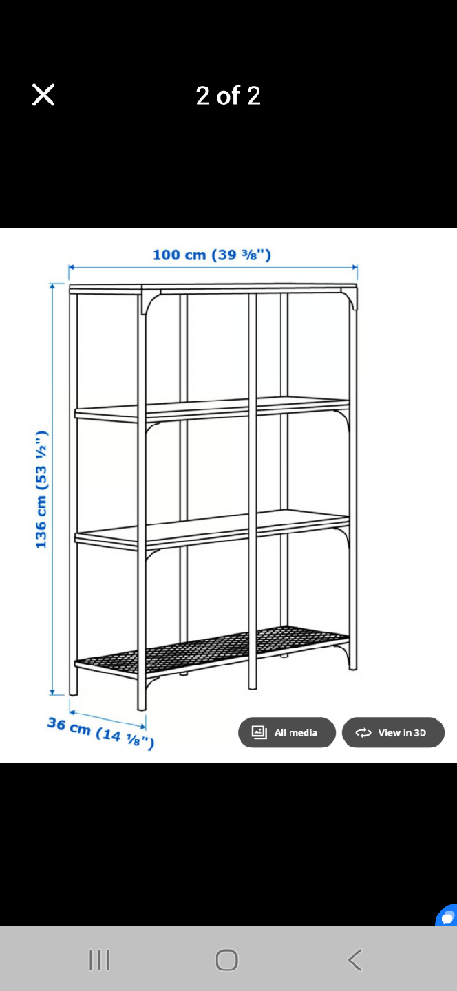 IKEA Vittsjö Shelving Unit - photo 3