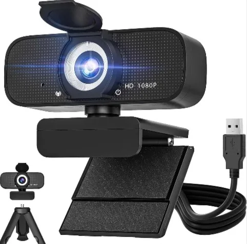 AutoFocus HD 1080p Video Webcam with Tripod - New in Box! thumbnail