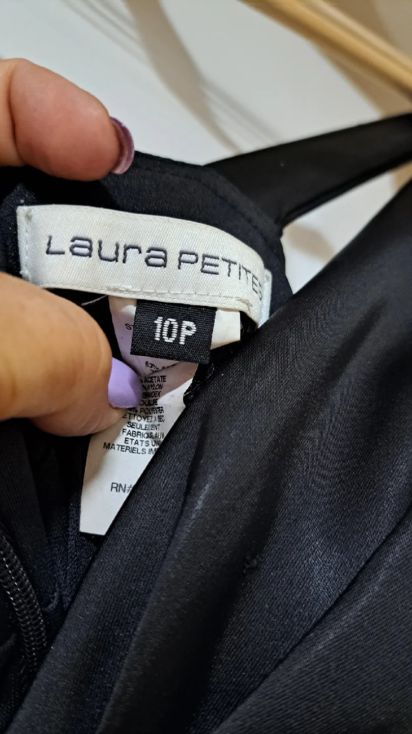 Laura Petites Black Dress - Size 10P image indicator(2)