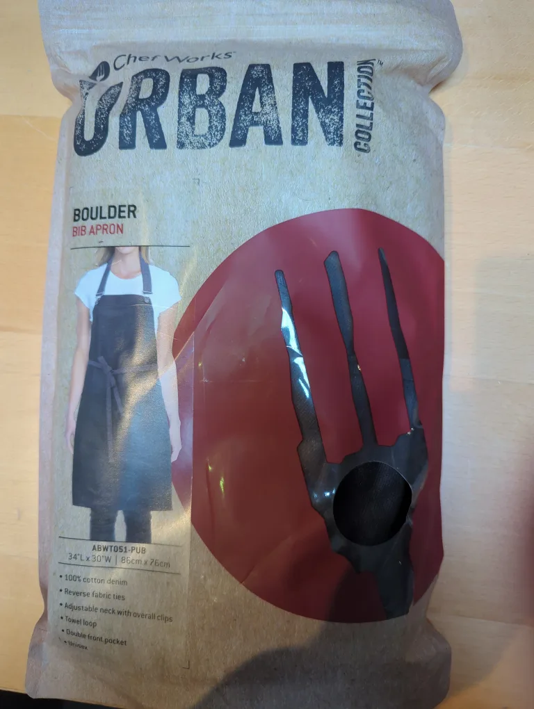 Chef Works Urban Collection Boulder Bib Apron - New thumbnail
