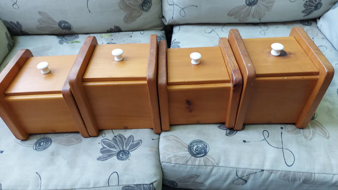 Wooden Kitchen Canister Set thumbnail