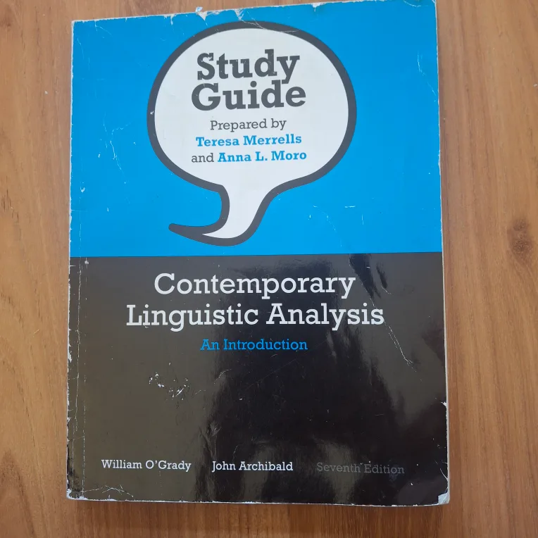 Contemporary Linguistic Analysis Study Guide thumbnail