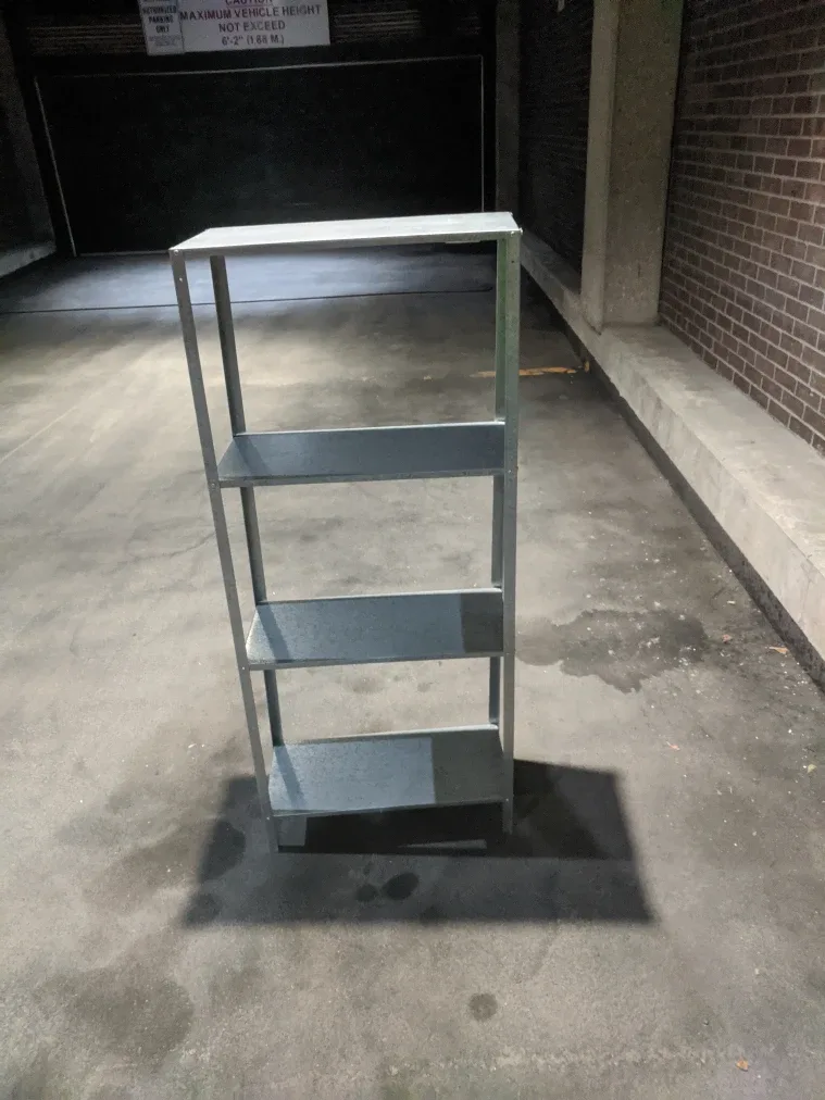 Metal Shelf Unit - 4 Tier thumbnail