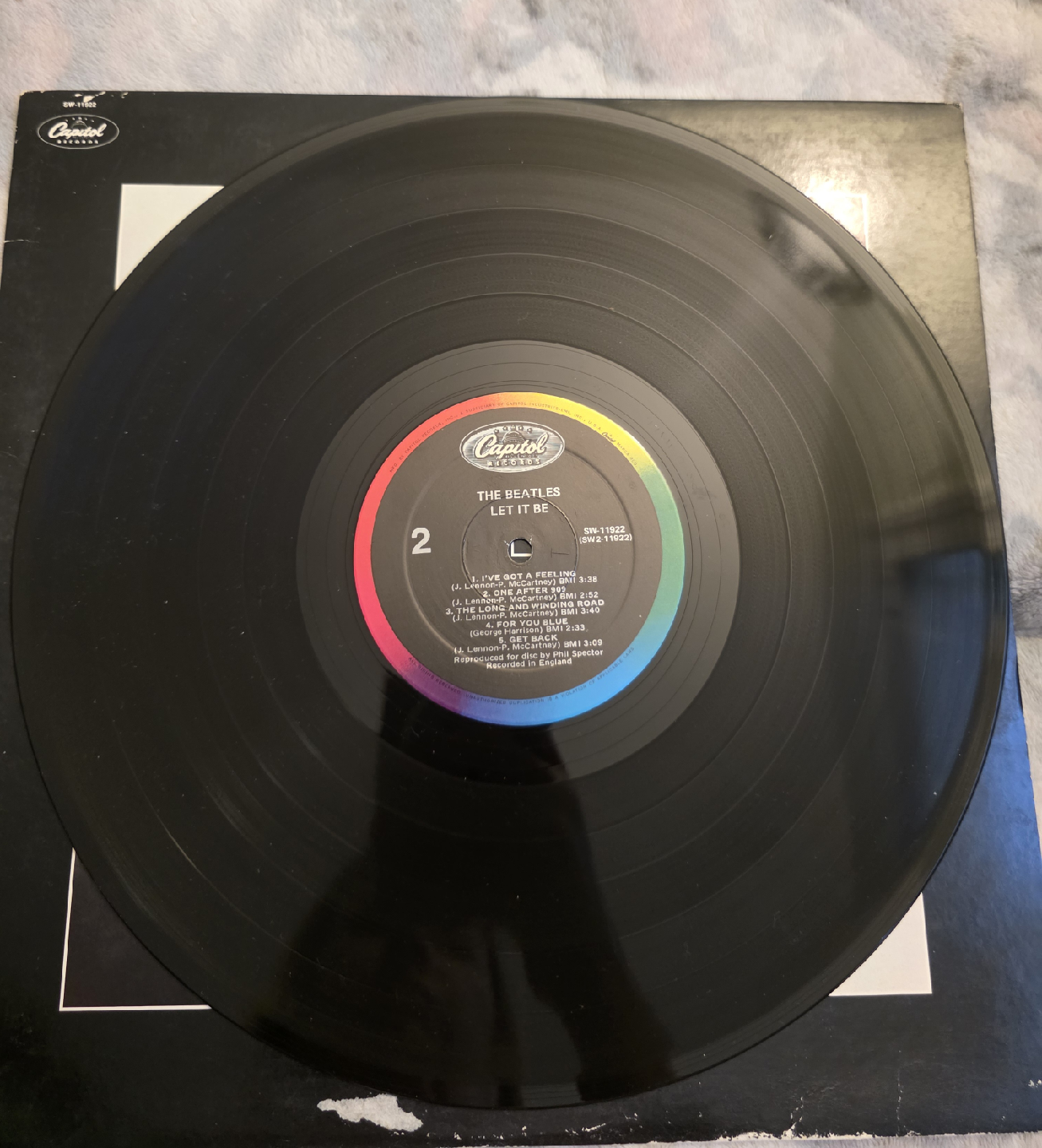 The Beatles - Let It Be Vinyl Record - photo 3