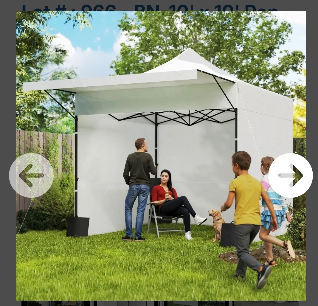 BN 10' x 10' Pop Up Canopy Tent AC9344 image indicator(2)