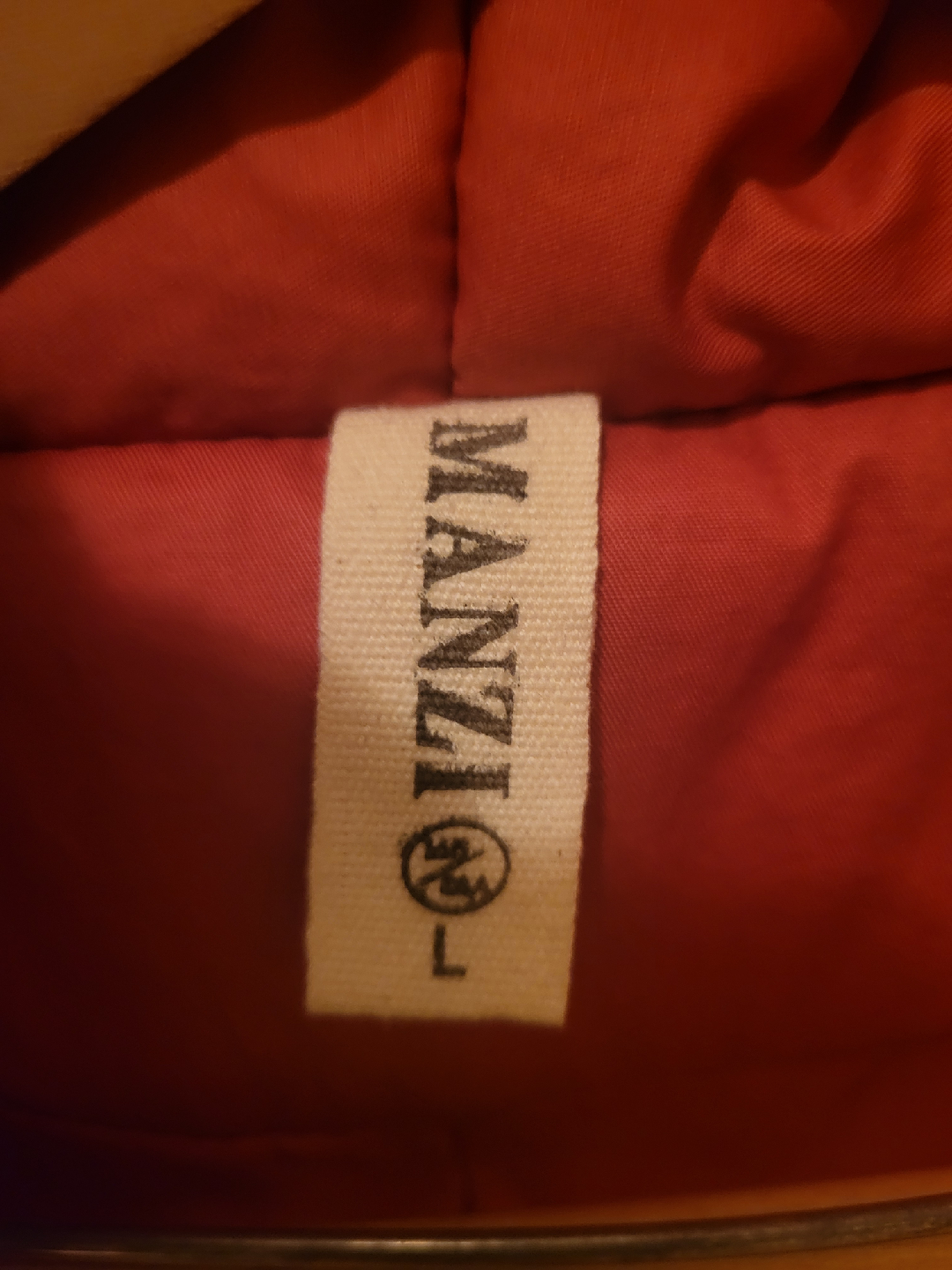Manzio Orange Puffer Coat - Size L/M - photo 4