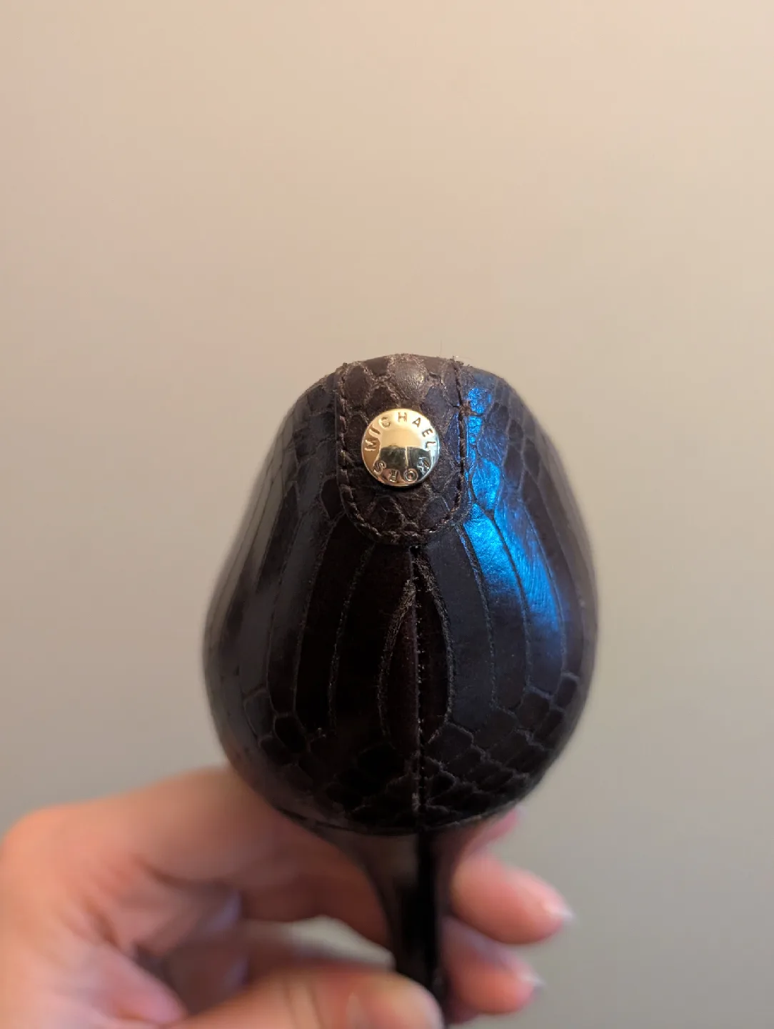 Michael Kors Brown Snake Leather Heels (size 7) image indicator(6)