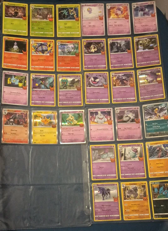 Pokemon Cards - Halloween trick or trade full set thumbnail