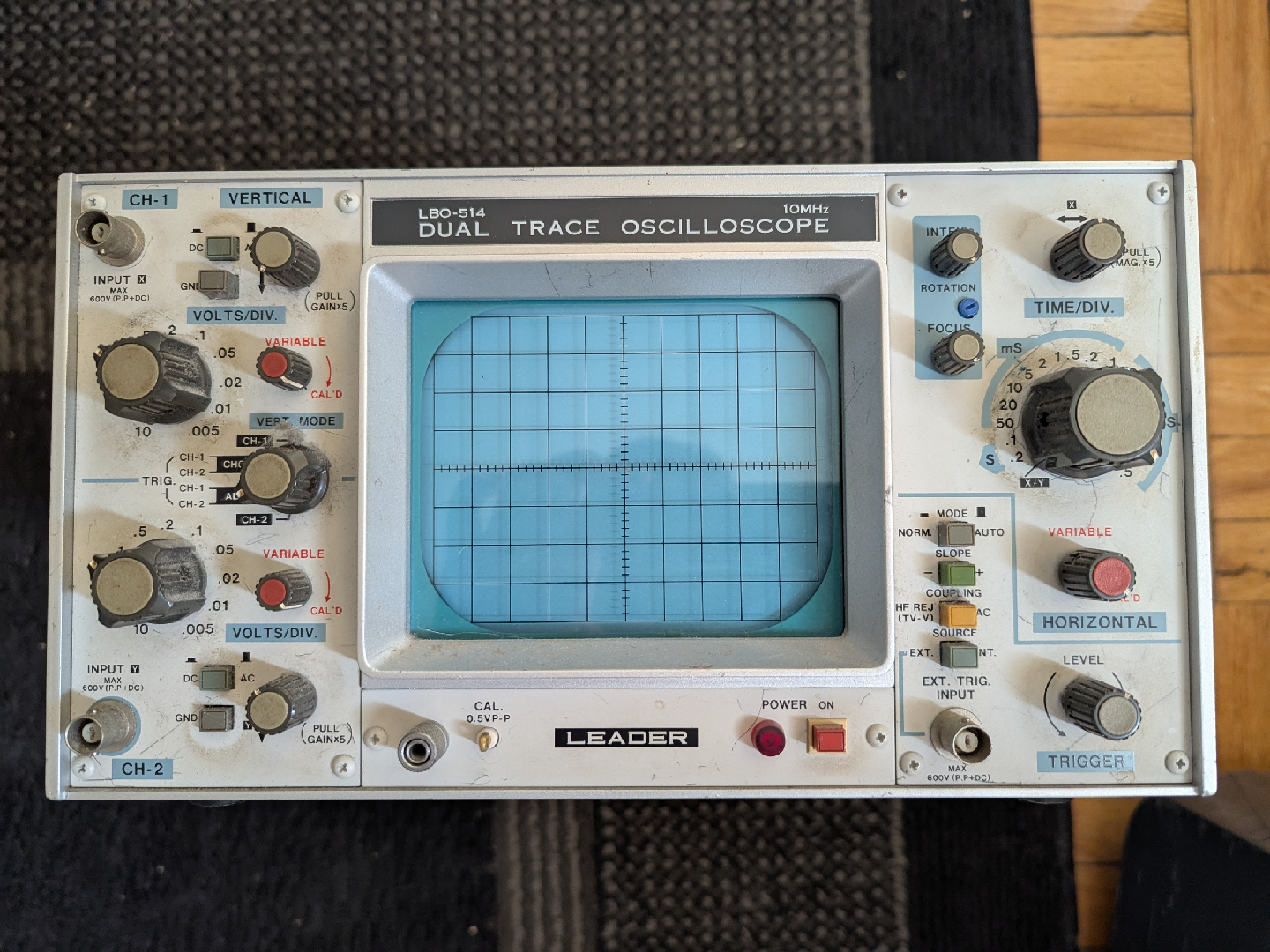 Leader LBO-514 Dual Trace Oscilloscope