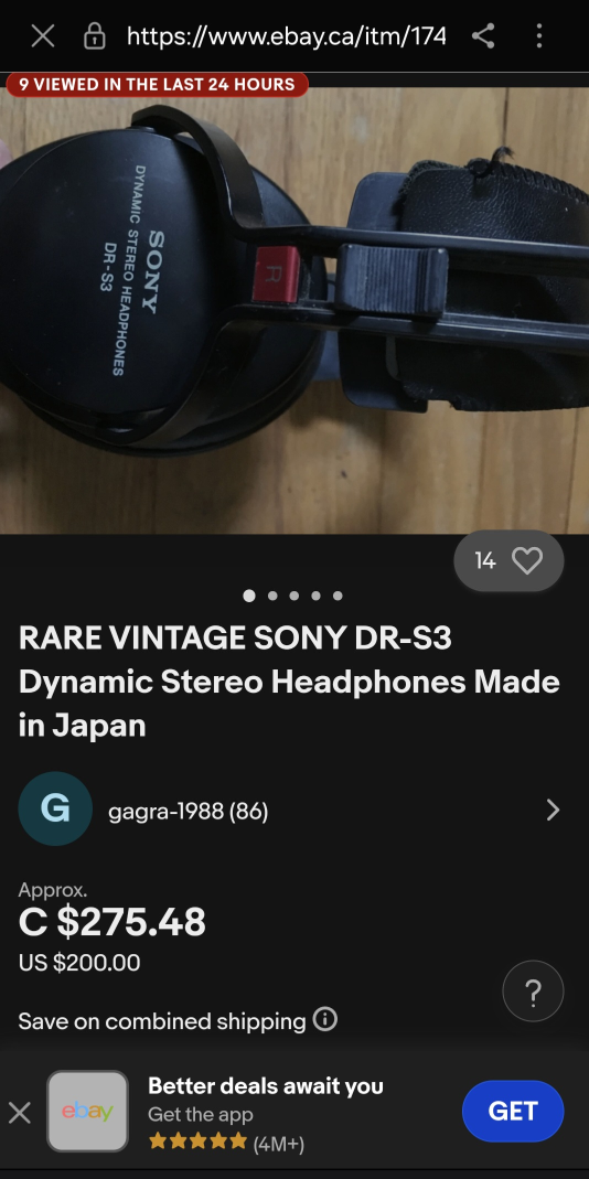 Sony DR-S3 Dynamic Stereo Headphones - photo 3